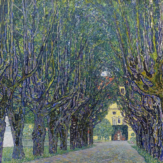 Allee at Schloss Kammer (1910) - Gustave Klimt