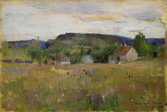 Harriet Backer's Landskap fra Bærum (1890) - Harriet Backer