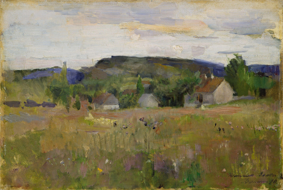 Landskap fra Bærum, c. 1890 by Harriet Backer