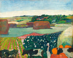 Haystacks in Brittany, 1890 by Paul Gauguin