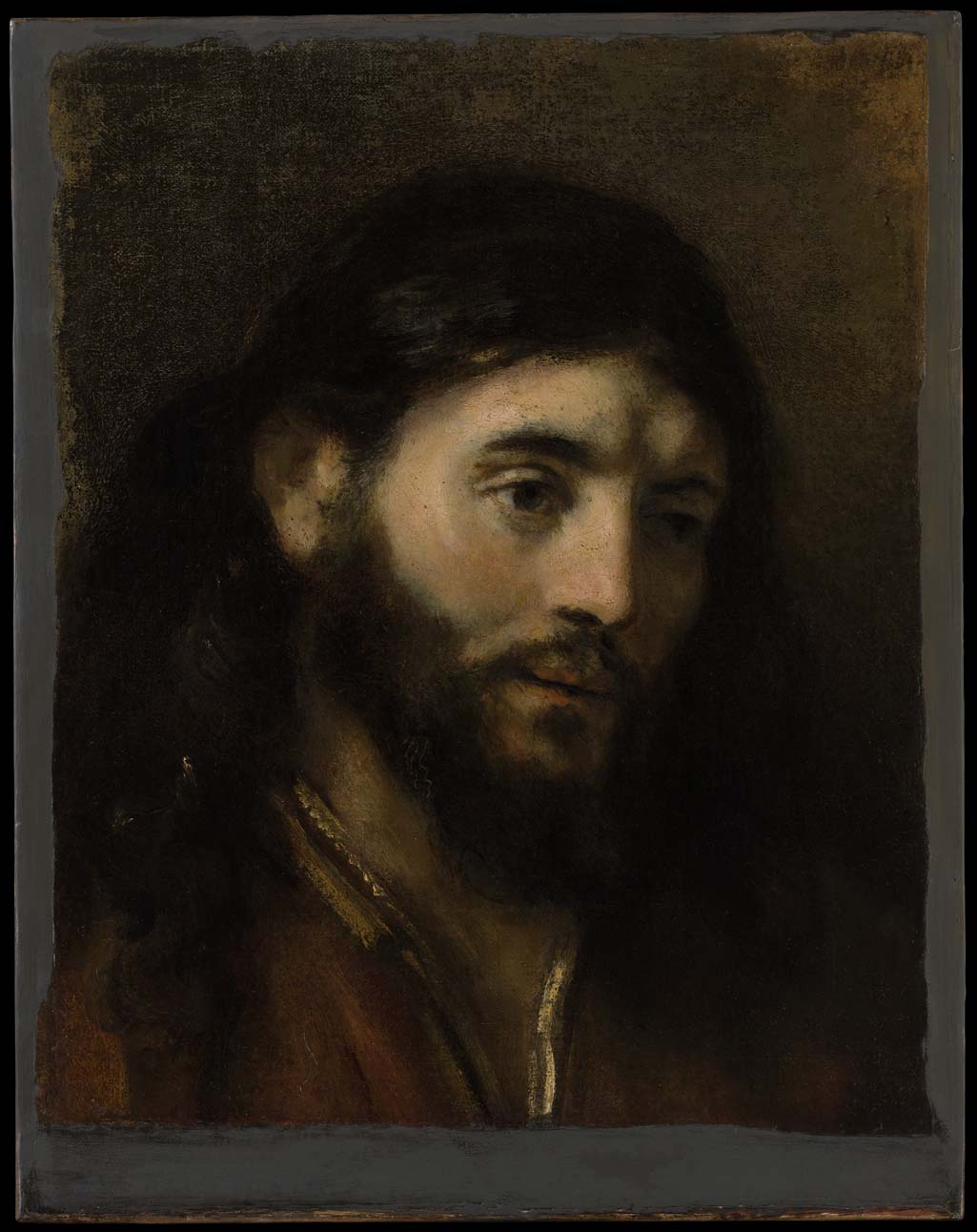 Head of Christ, c.1654 by Rembrandt van Rijn