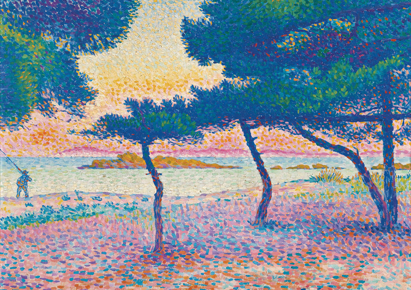 La Plage De Saint-Clair, 1901 by Henri Edmond Cross
