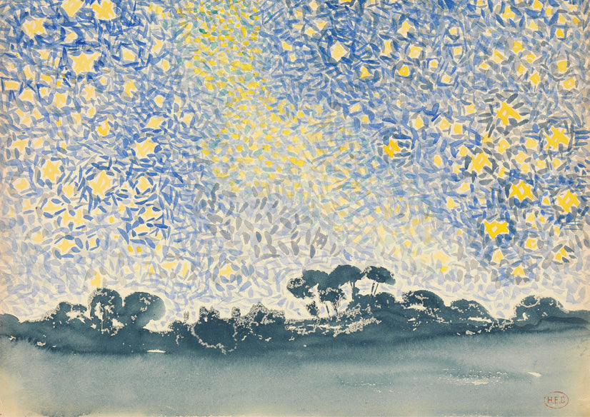 Landscape with Stars, c. 1905 by Henri Edmond Cross