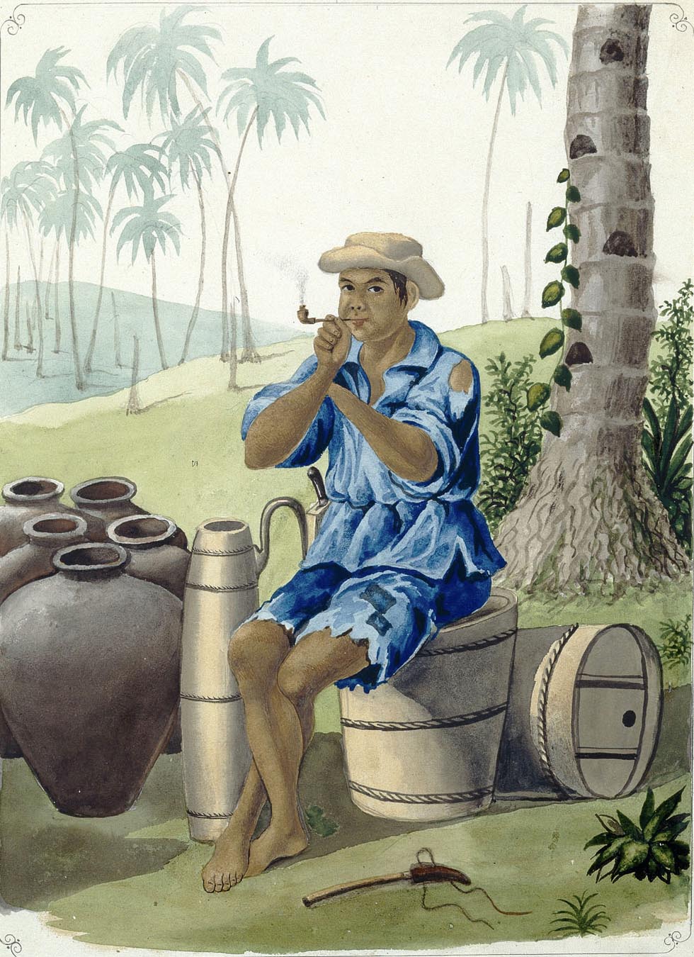 Indio Mananguetero, 1847 by José Honorato Lozano