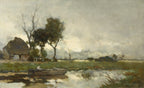 Autumn Landscape, 1850 by Jan Hendrik Weissenbruch
