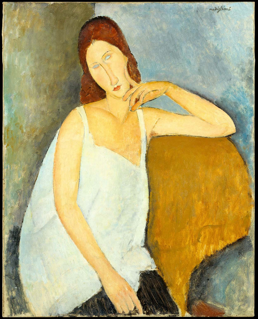 Portrait of Jeanne Hébuterne, 1919 by Amedeo Modigliani
