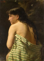 Joven Filipina, 1882 by Felix Resurreccion Hidalgo
