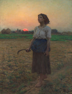 The Song of the Lark, 1884 by Jules Breton