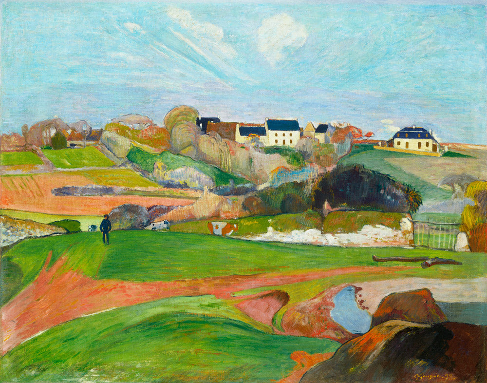 Landscape at Le Pouldu (1890) - Paul Gauguin