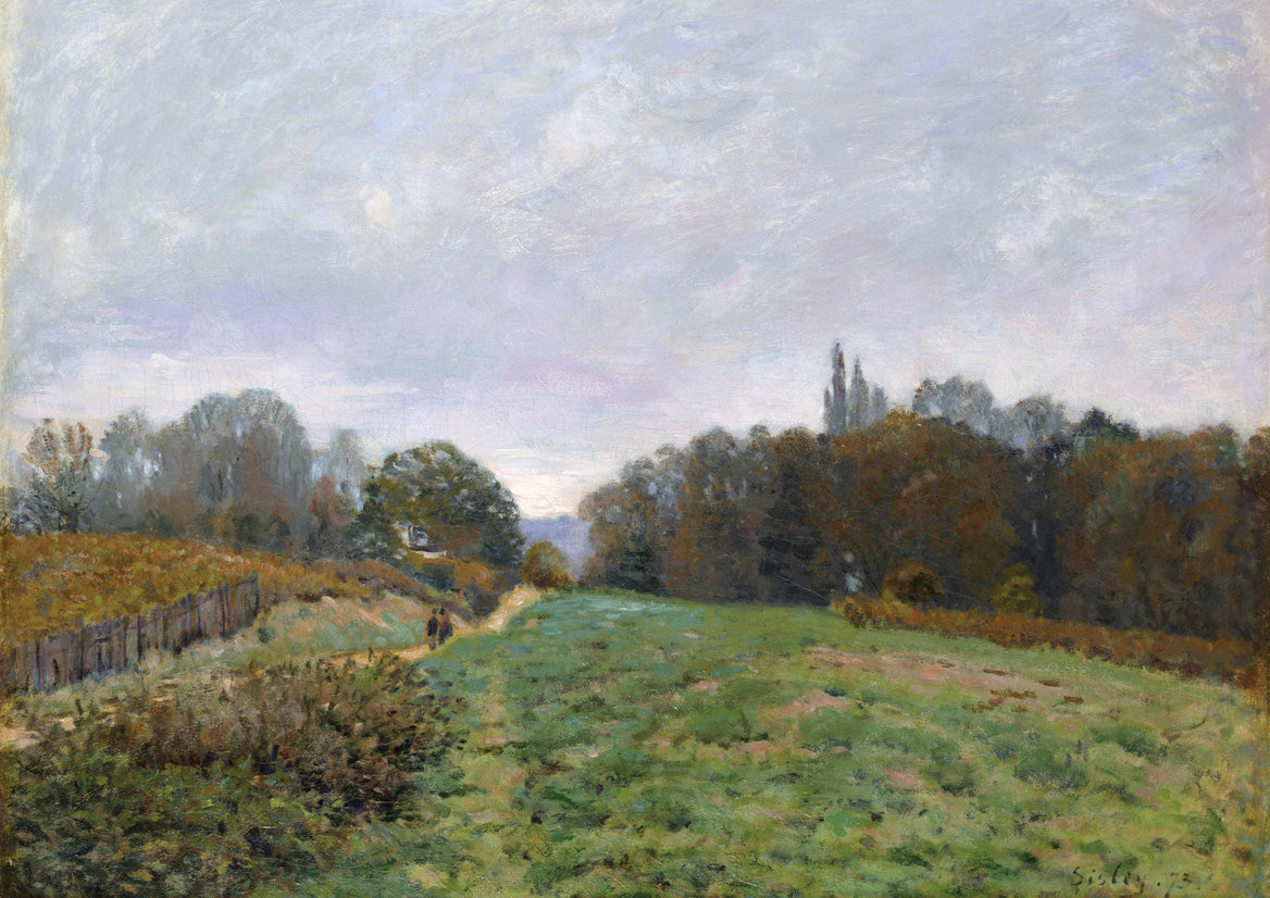 Landscape at Louveciennes - Alfred Sisley (Giclée Art Print)