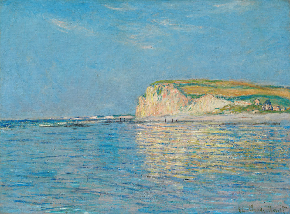 Low Tide at Pourville, near Dieppe (1882) - Claude Monet