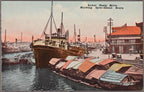 Lower Pasig River showing inter island boats, 1907