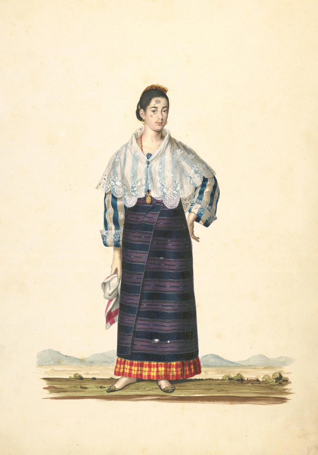 Mestiza, c. 1841 by Justiniano Asunción