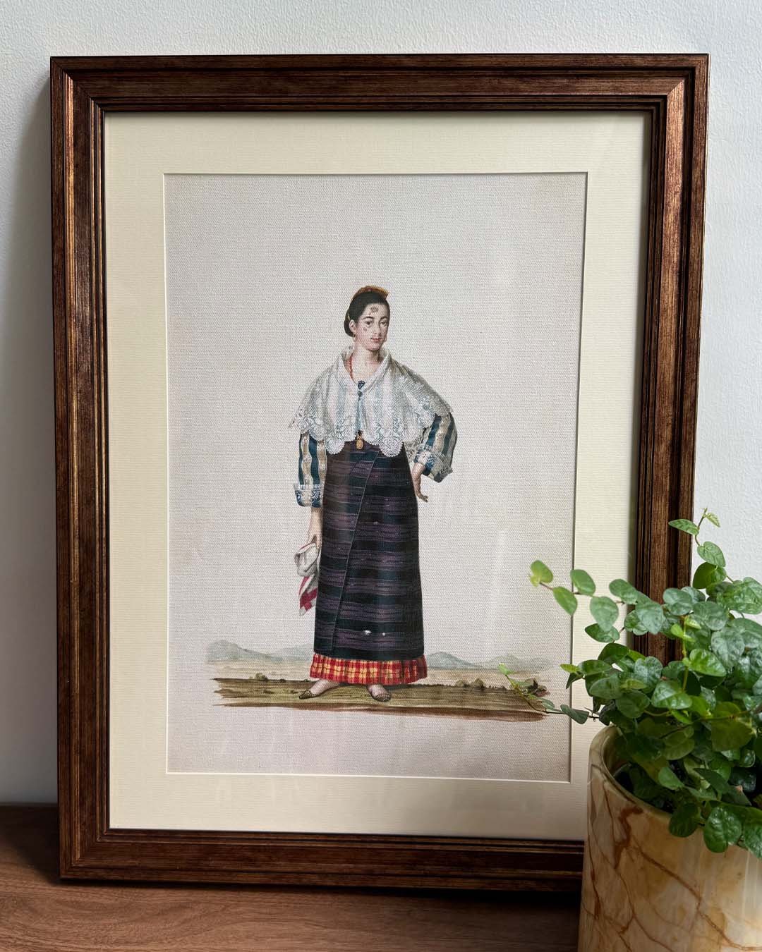 Mestiza (1841) - Philippines vintage illustration