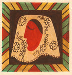 The head of a girl in a scarf, 1937 by Mikuláš Galanda