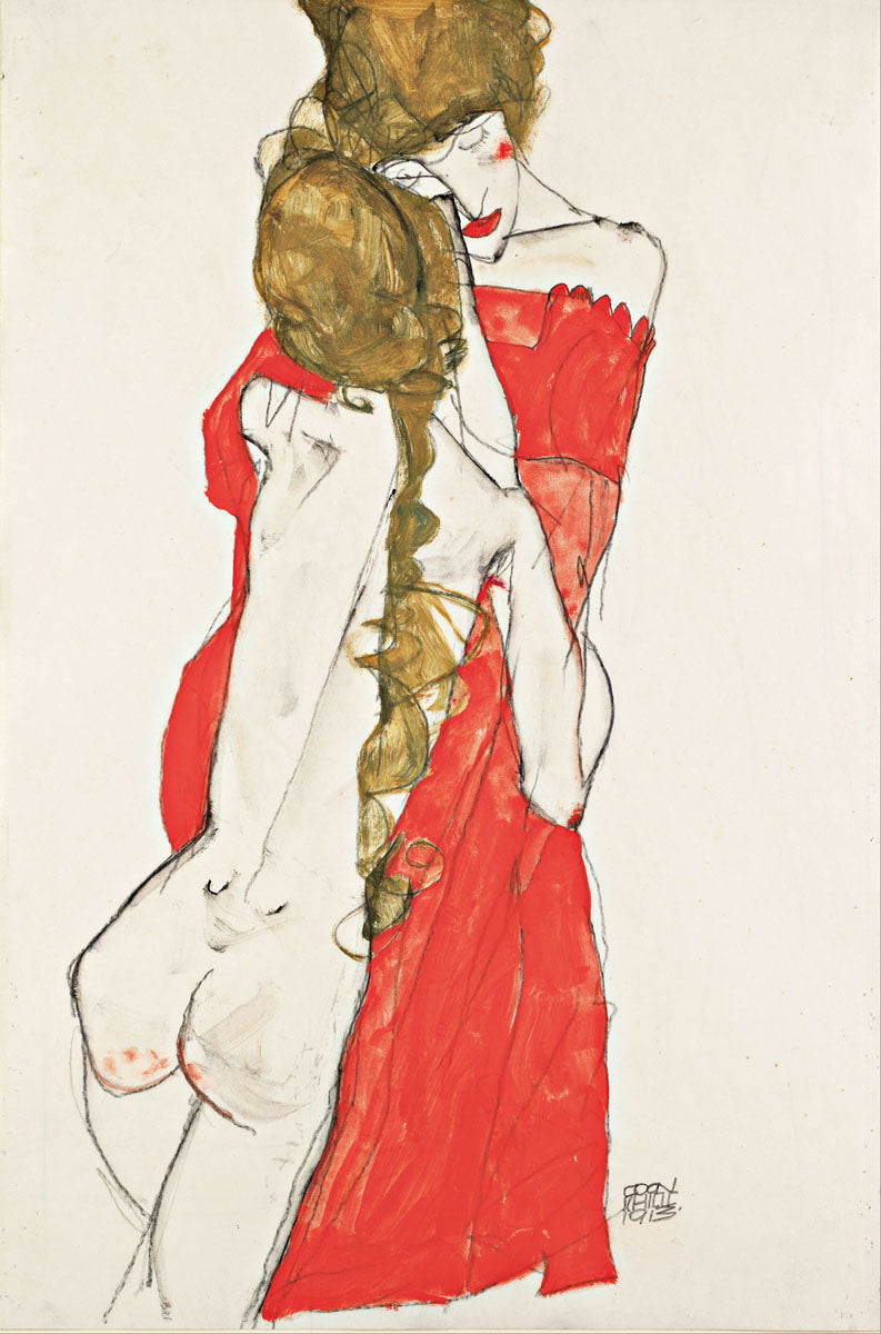 Mother and Daughter, 1913 by Egon Schiele