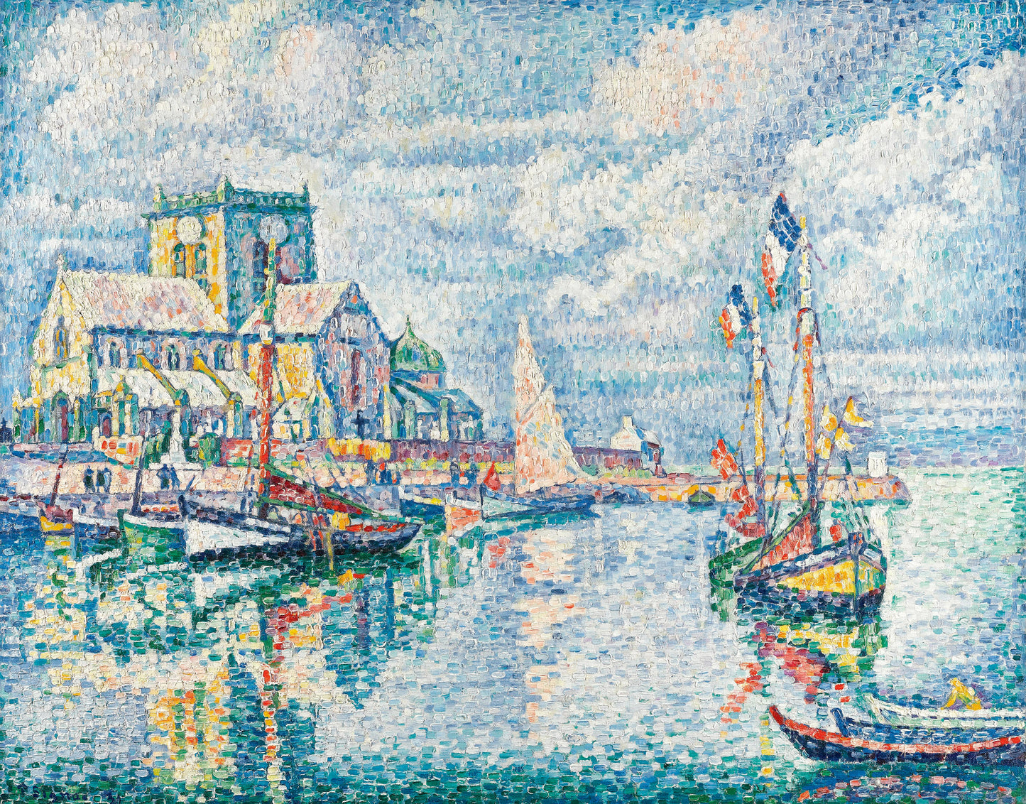 Barfleur (1886) - Paul Signac