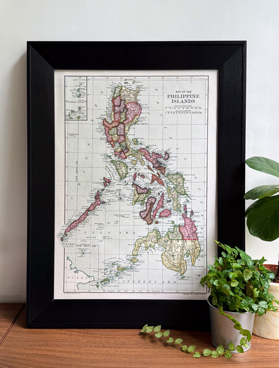 The Philippines Island Map - 1906