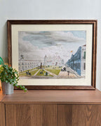 Plaza Mayor de Manila (1847) - Philippines vintage illustration