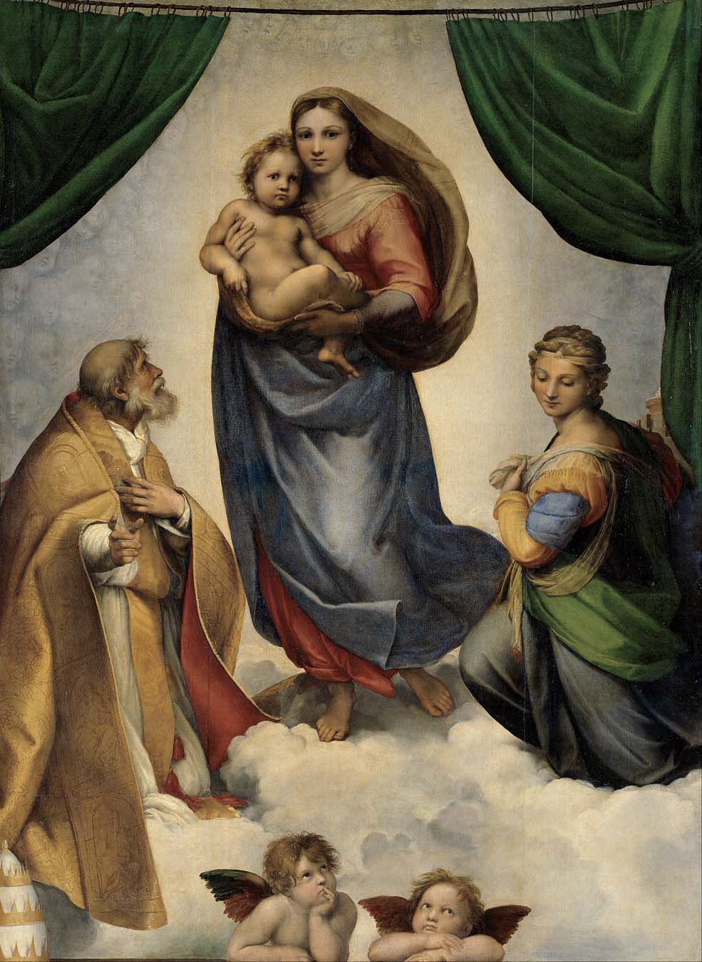The Sistine Madonna, c. 1513 by Raphael