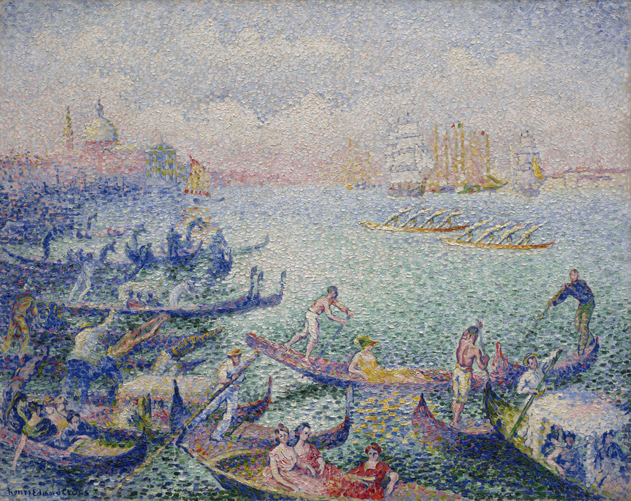 Regatta in Venice, 1903 by Henri Edmond Cross