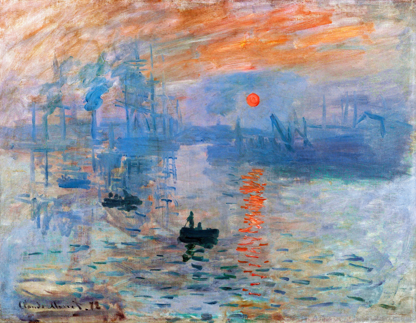 Sunrise (1872) - Claude Monet