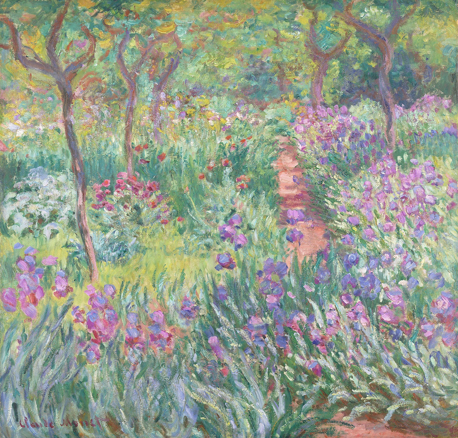 The Artist's Garden at Giverny, 1900 by Claude Monet