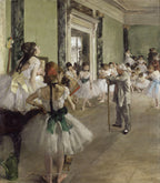 The Ballet Class, 1871 by Edgar Degas