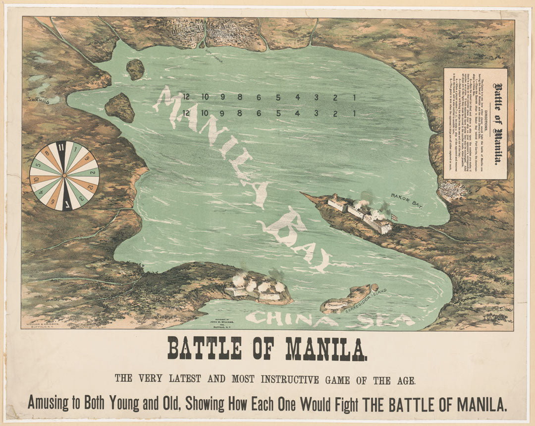 Battle of Manila - Philippines Historical print