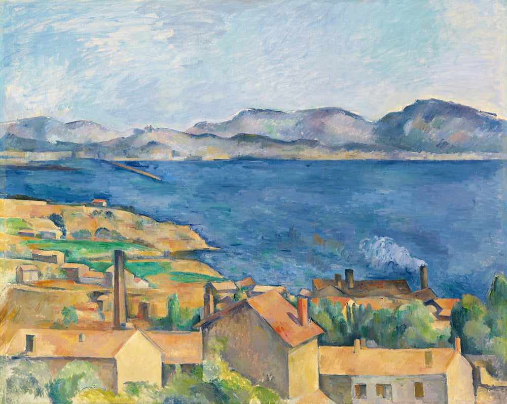 The Bay of Marseille, Seen from LEstaque (ca. 1885) - Paul Cezanne