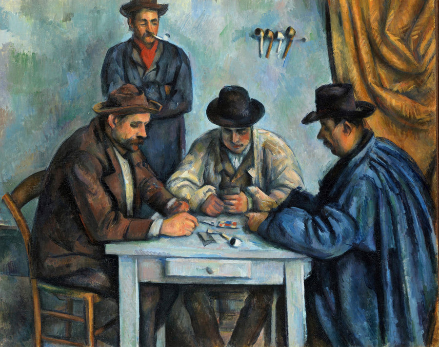 The Card Players, 1890 by Paul Cézanne