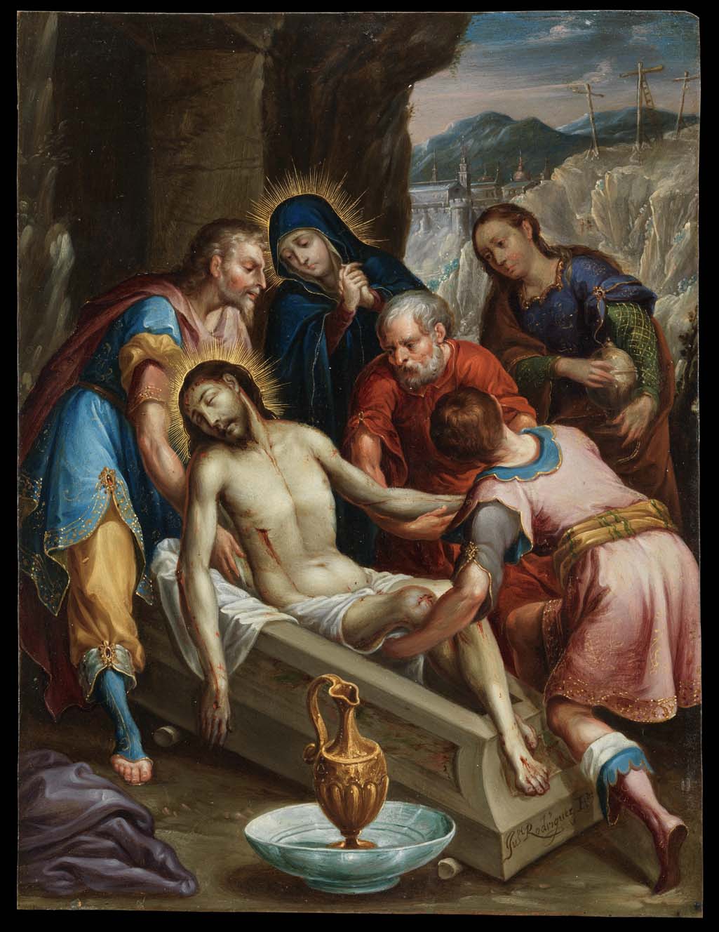 The Entombment of Christ, c. 1700 by Juan Rodríguez Juárez