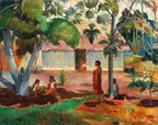 The Large Tree, 1891 by Paul Gauguin