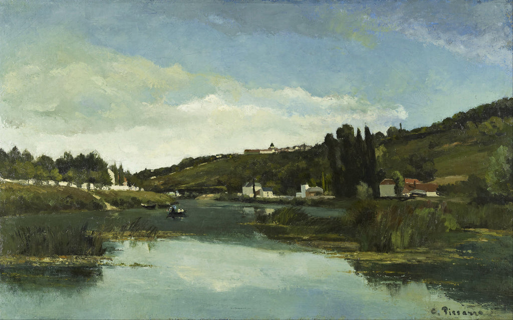 The Marne at Chennevieres, 1864 by Camille Pissarro