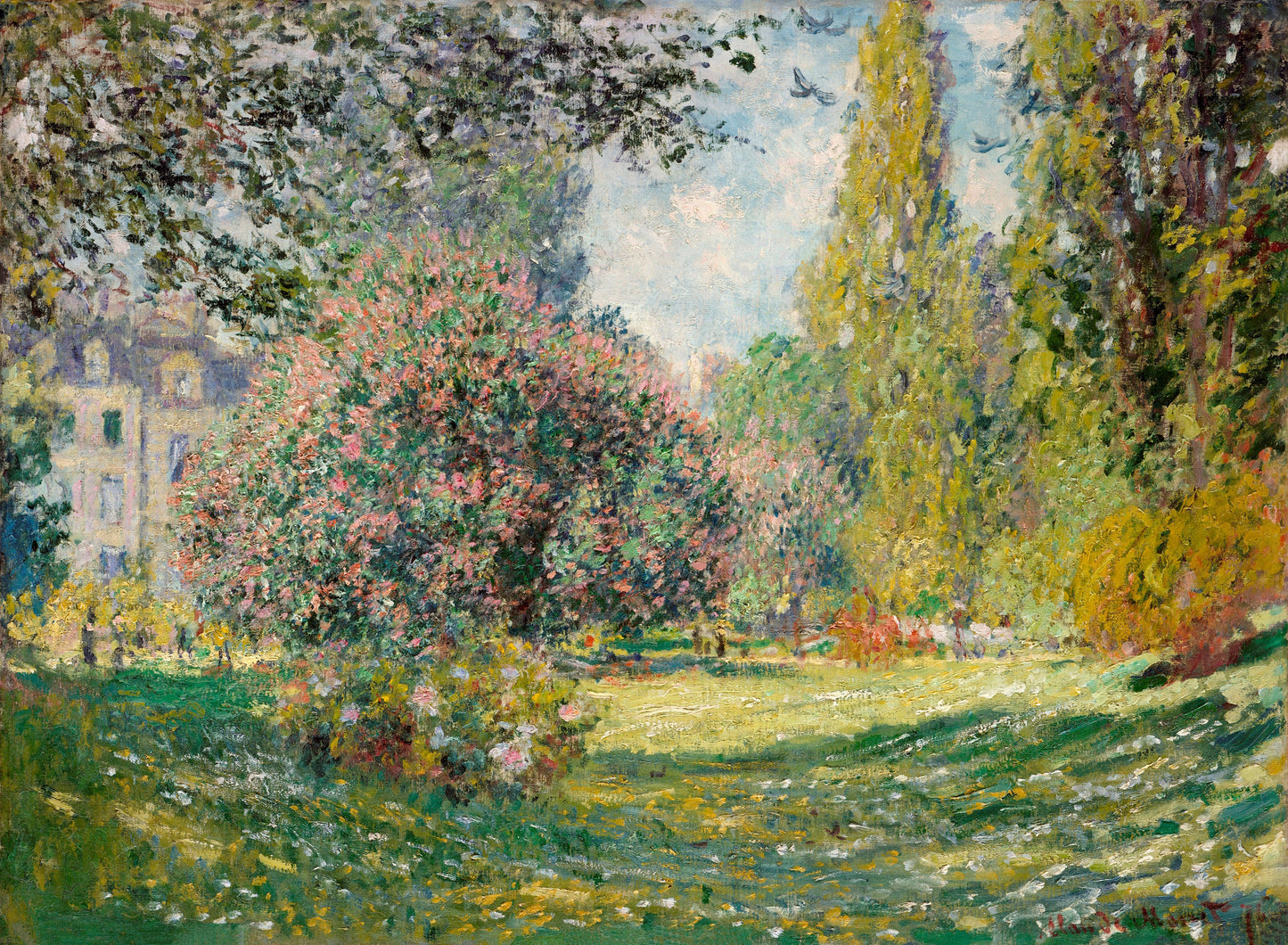 The Parc Monceau (1876) - Claude Monet