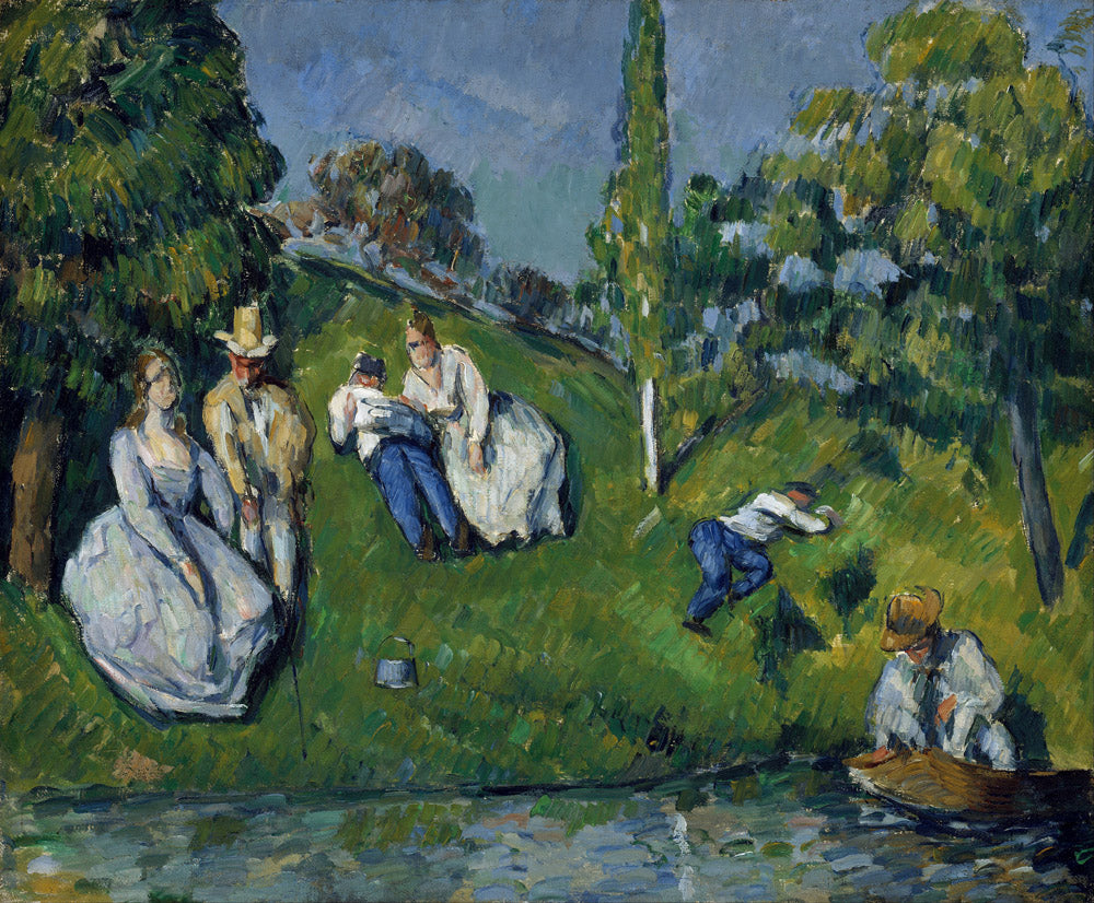 The Pond, 1877 by Paul Cézanne