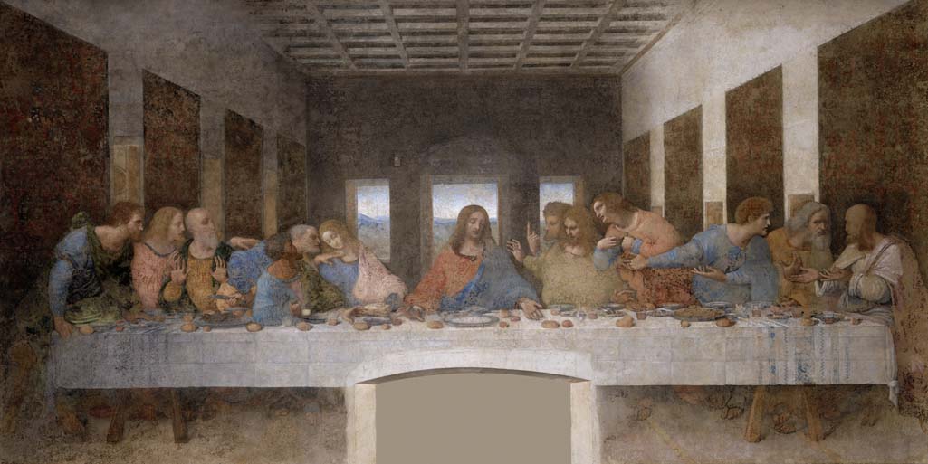 The Last Supper, c. 1498 by Leonardo da Vinci