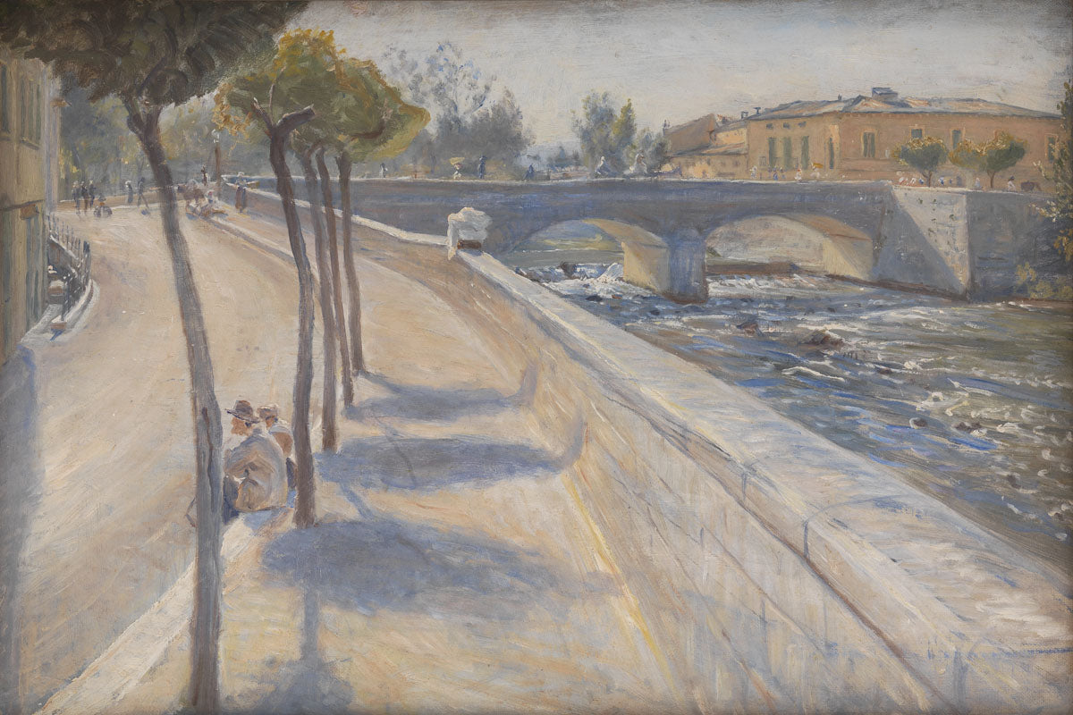 The River Liri, Italy	- Theodor Philipsen