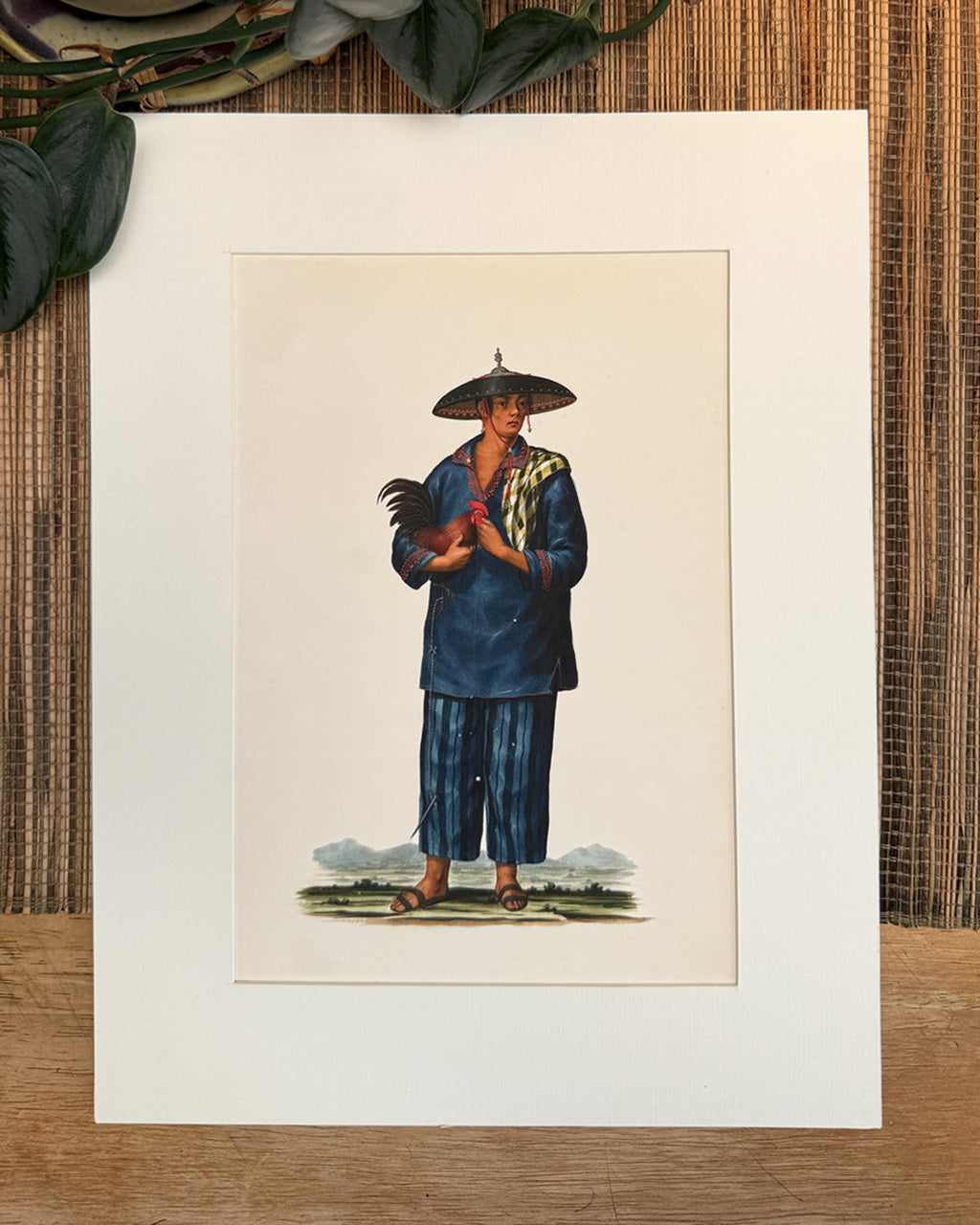 Tipos Del Pais with Mat Board by Justiniano Asunción