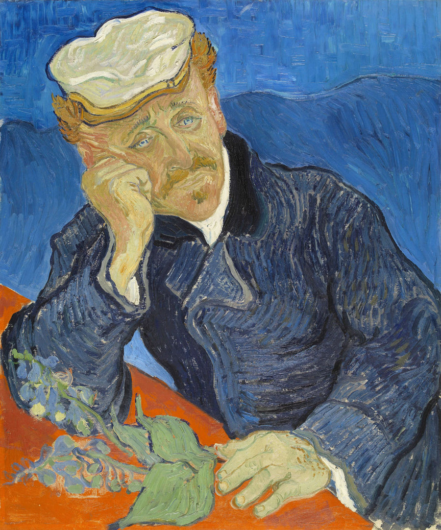 Dr Paul Gachet, 1890 by Vincent van Gogh