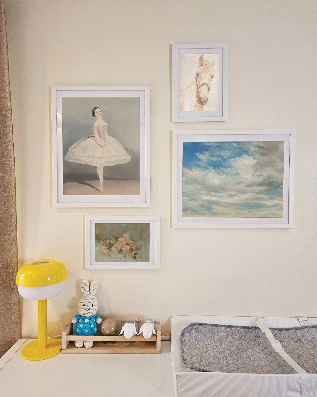 The Ballerina - Vintage Nursery Print