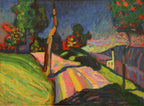 Autumn Landscape with Boats, 1908 by Wassily Kandinsky