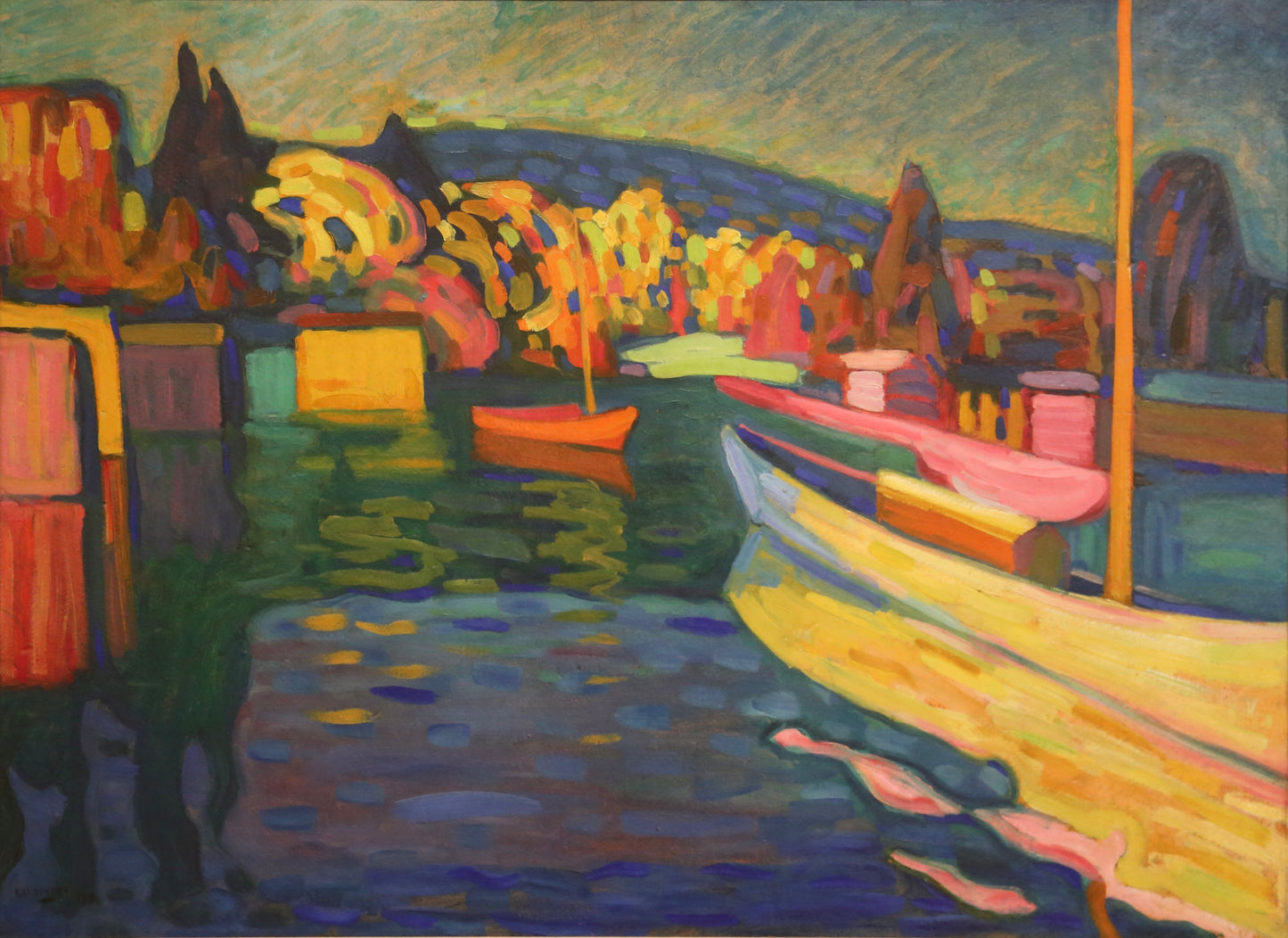 Kohlburgerstrasse in Murnau (1908) - Wassily Kandinsky