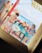 Le Bar Sur La Plage, 1923 by Henri Lebasque