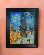 Road with Cypress and Star, 1890 by Vincent van Gogh