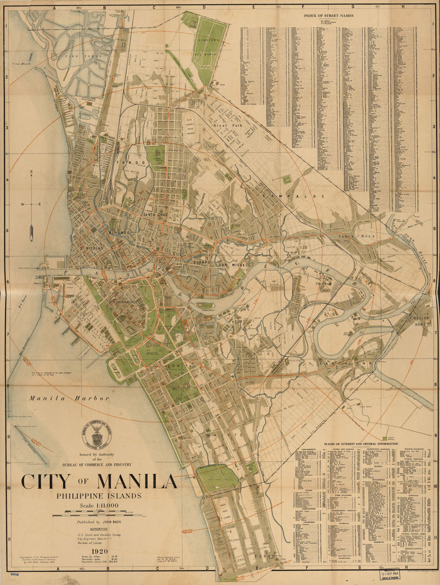 City of Manila, Philippine Islands, 1920