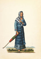 A country girl, 1841 by Justiniano Asunción