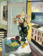 Flowers in Front of a Window, c. 1922 by Henri Matisse