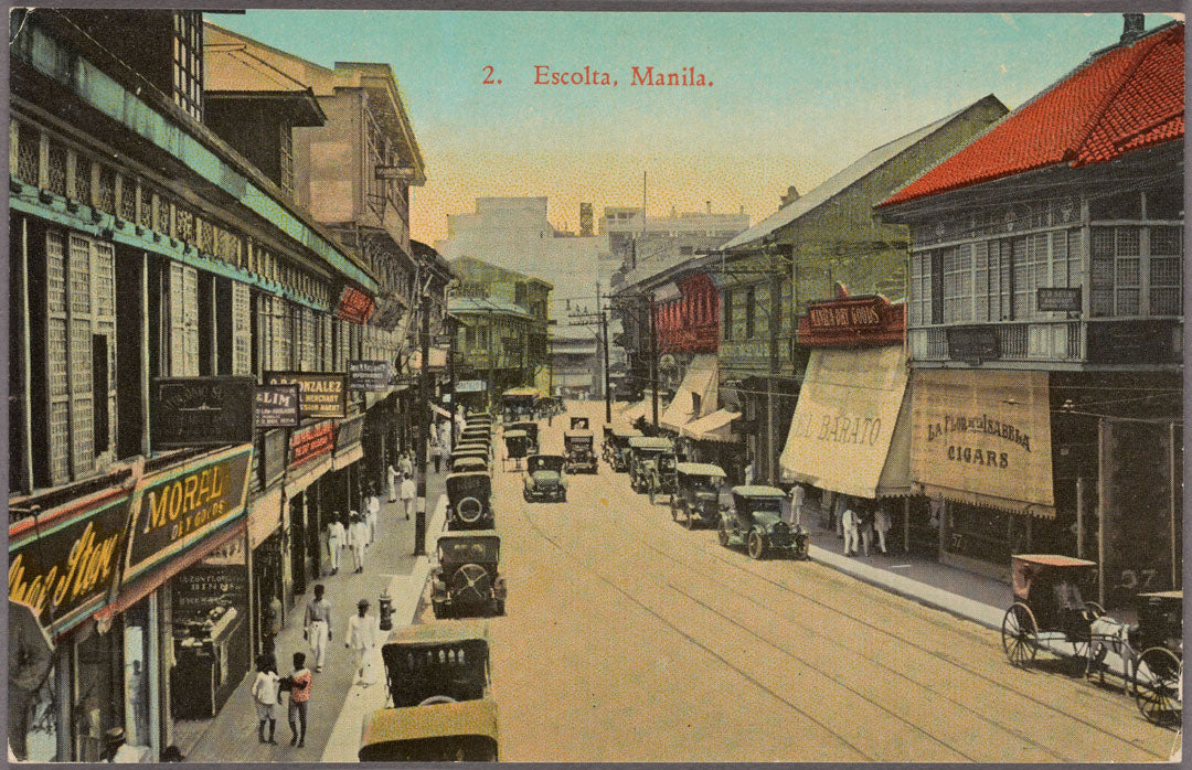 Ascolta Manila (1922) - Philippines Vintage architectural Print