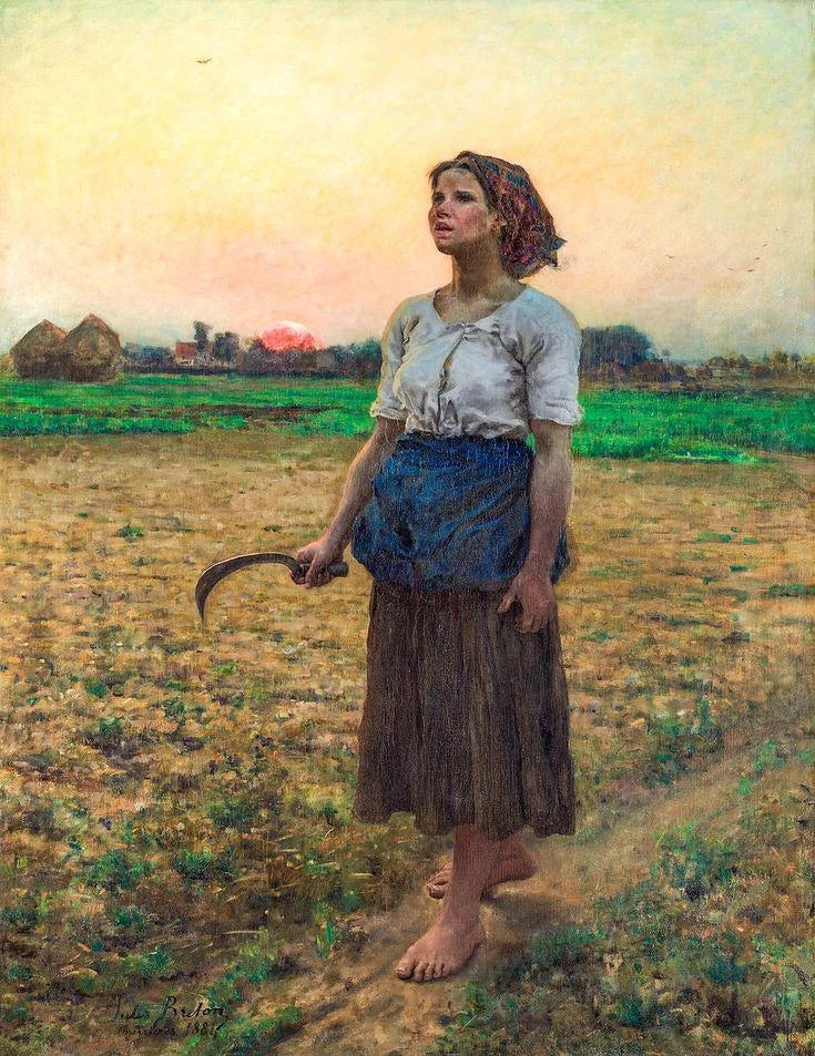 The Song of the Lark, 1884 by Jules Breton